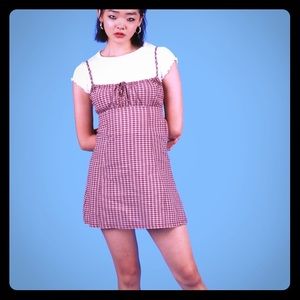 *ON HOLD* UNIF Coop Dress Red Plaid